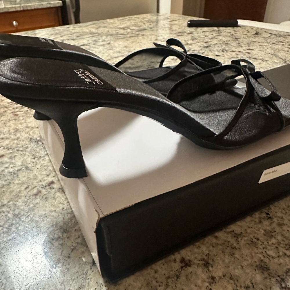 Jeffrey Campbell Black Mesh Kitten Heels - Picture 4 of 5